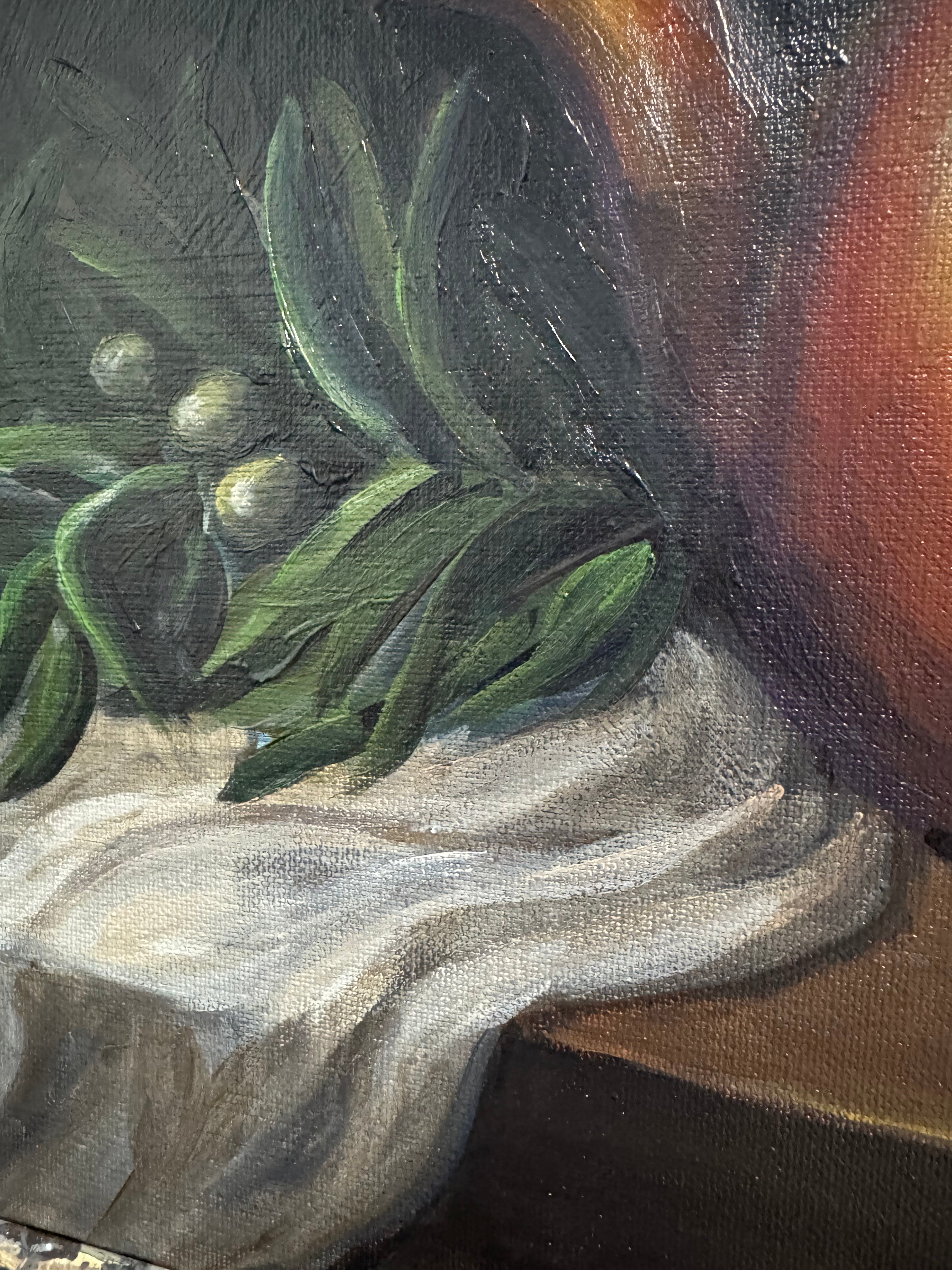 Copper and Olive Light