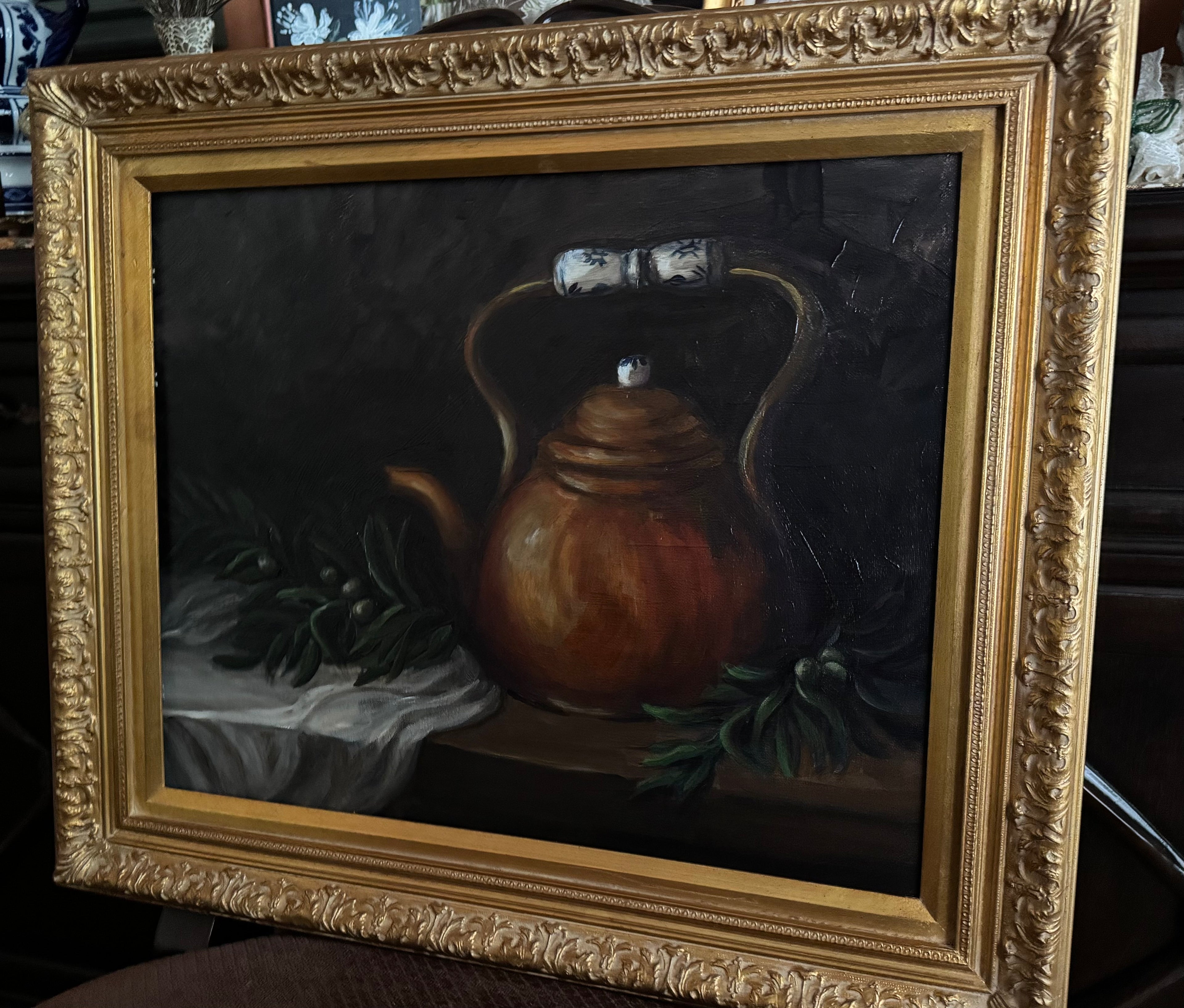 Copper and Olive Light