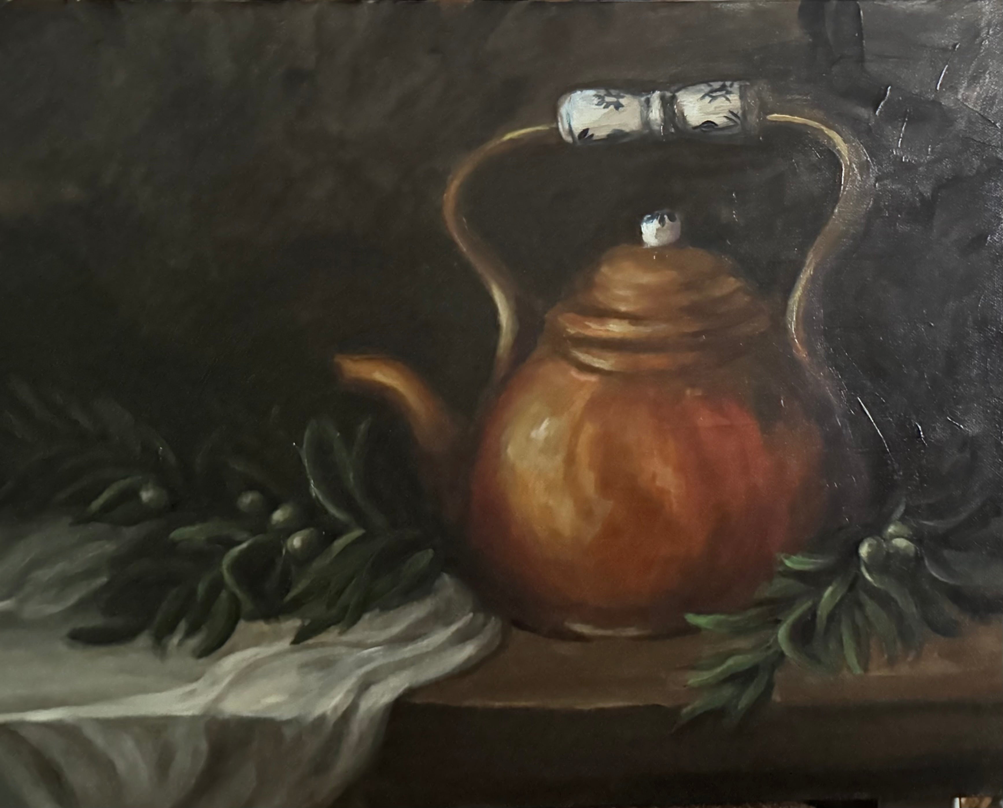 Copper and Olive Light